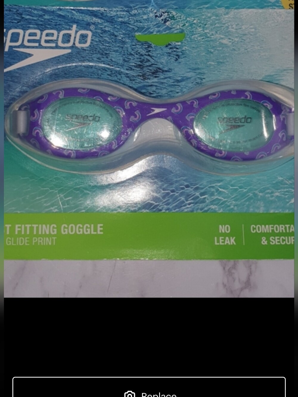 Speedo Kids Swim Goggles Anti Fog beginner purple  yr 3-6 New